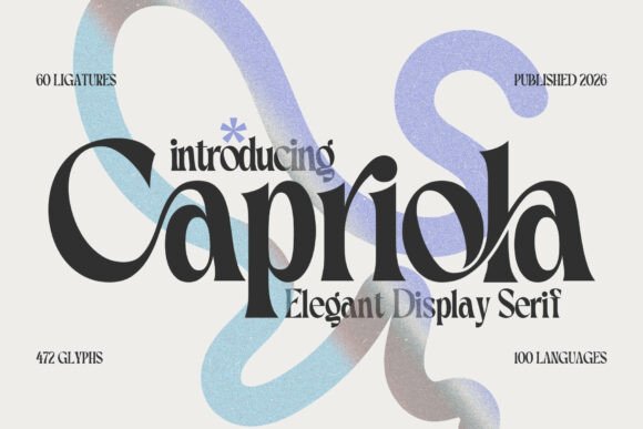 Capriola Font Review: A Timeless Typeface for Sophisticated Branding