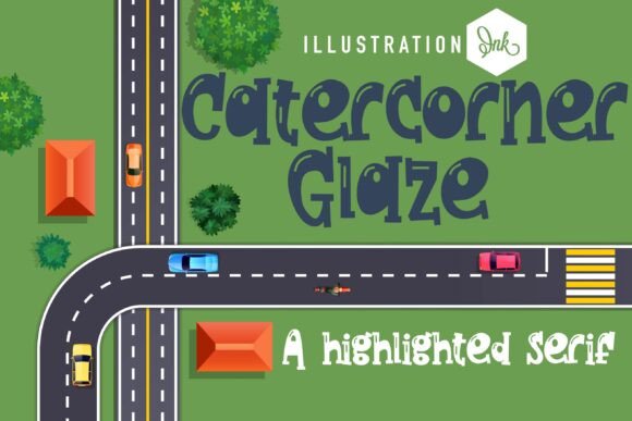 Catercorner: A Bold Display Font with Character