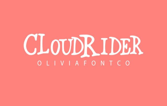 Cloudrider: A Playful Serif Typeface for Editorial Magic
