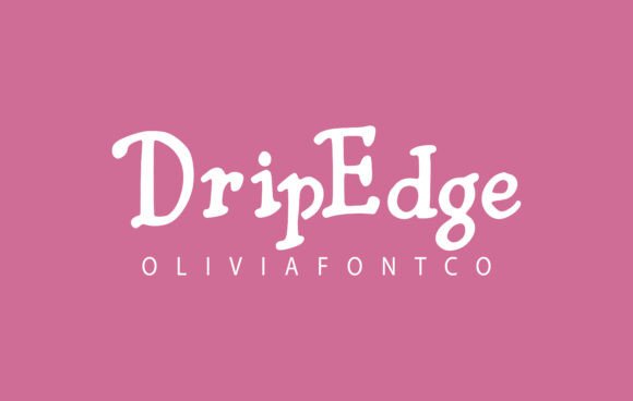 Dripedge: A Handwritten Typeface for Editorial Elegance