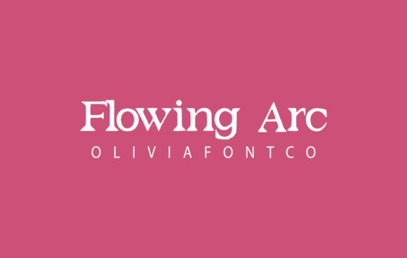 Flowing Arc Typeface: Elevating Campaigns with Romantic Handwriting