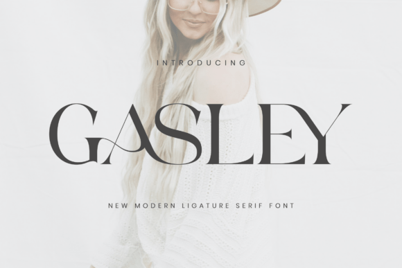 Gasley Font: A Stylish Serif for Crafters and Product Makers