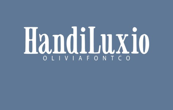 Handiluxio: A Handwritten Typeface for Romantic Web Design
