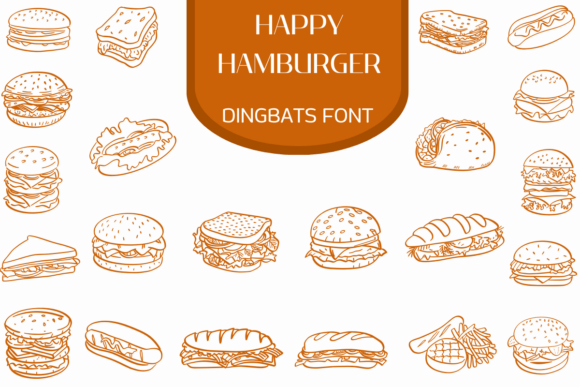Happy Hamburger Font: A Delicious Typeface for Digital Design