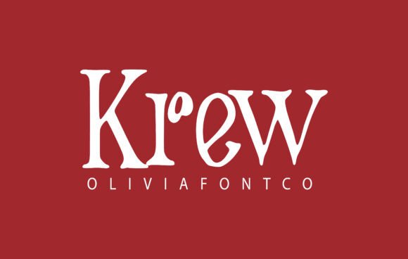 Krew Font: A Handwritten Typeface for Modern Web Design