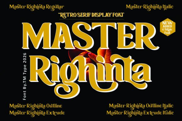 Master Righinta: A Serif Font That Elevates Your Brand Identity