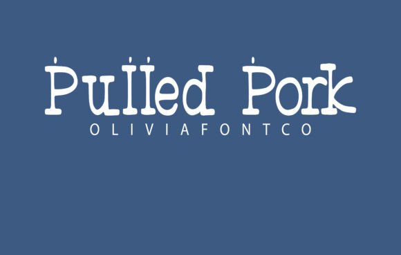 Pulled Pork: A Handwritten Typeface for Heartfelt Branding