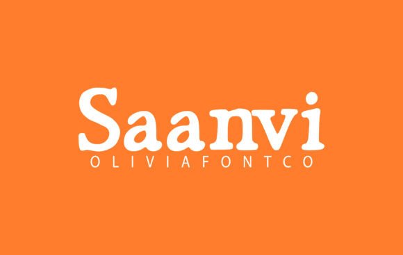Saanvi Typeface: A Romantic Serif Font for Digital Design