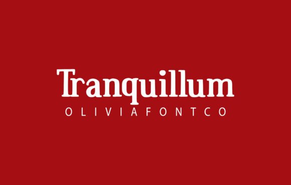 Tranquillum Font: A Romantic Serif Typeface for Crafters and Creators