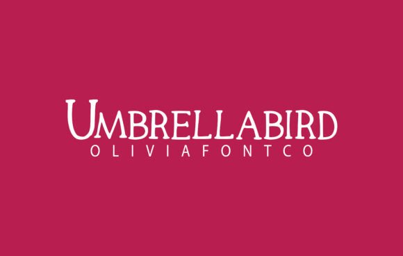 Umbrellabird Font: A Handwritten Typeface for Digital Design