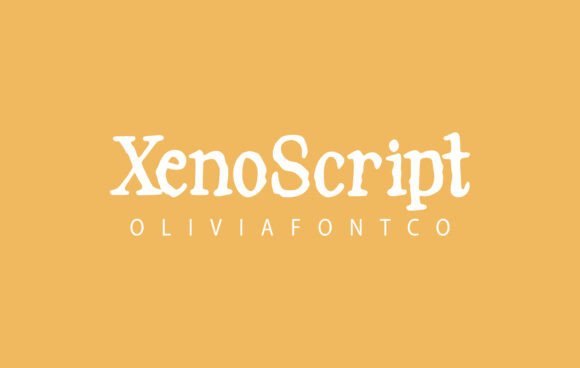 Xenoscript Font: A Romantic Typeface for Digital Design
